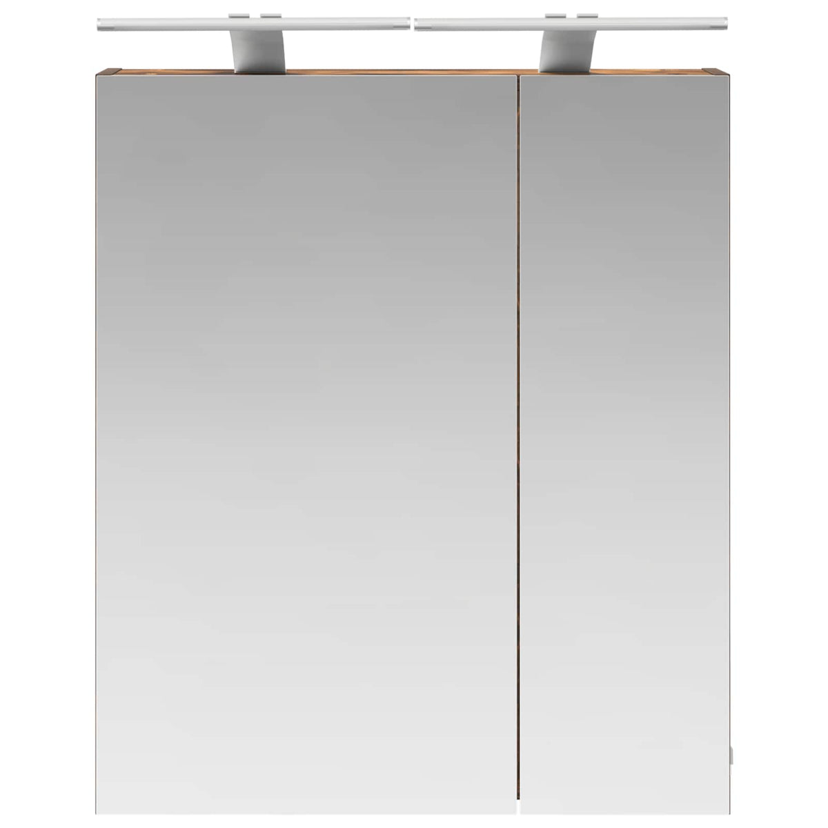 Mobiletto per specchio da bagno Rovere fumé 60 x 14,5 x 70 cm | homemem39