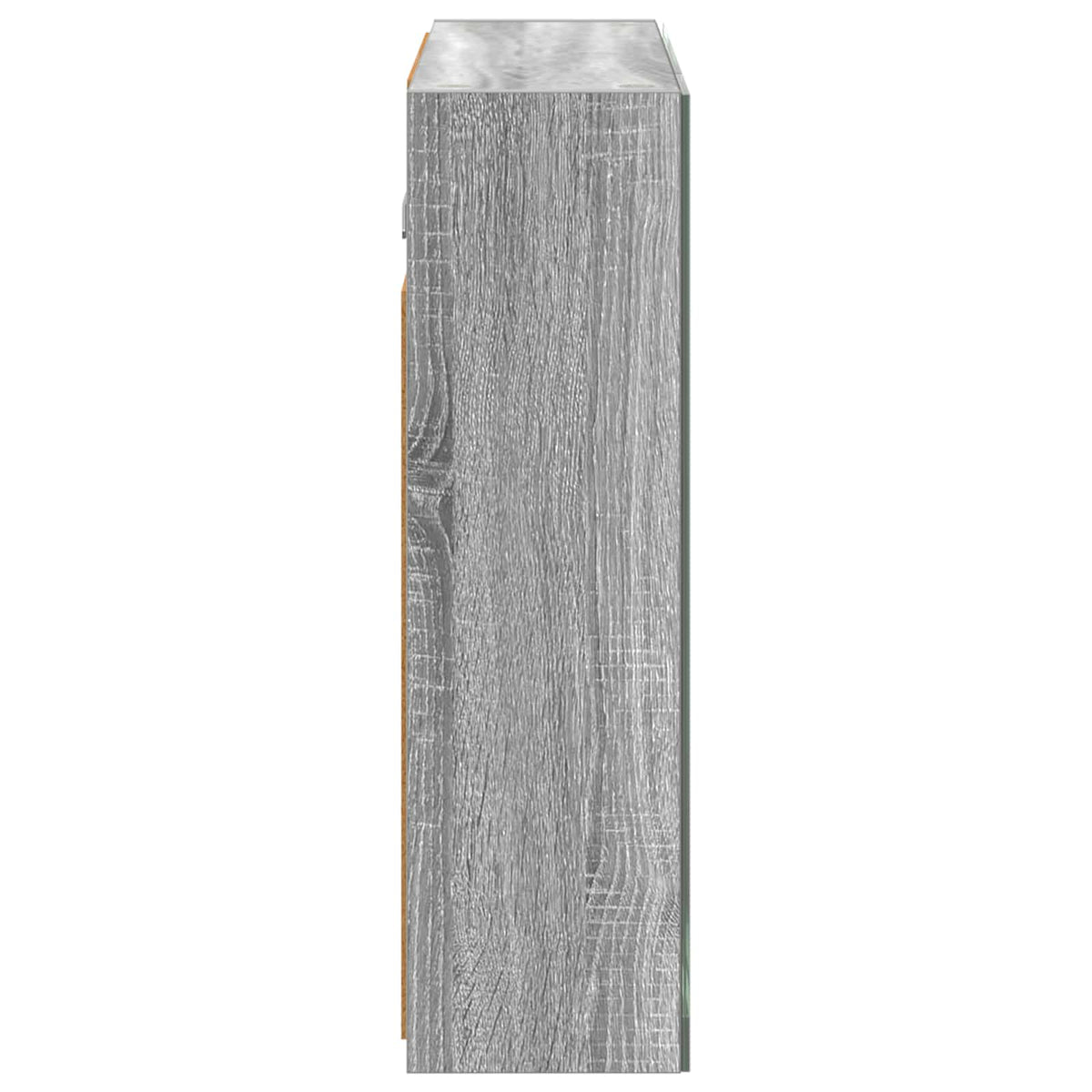 Mobiletto per specchio da bagno Grigio Sonoma 60 x 14,5 x 50 cm | homemem39