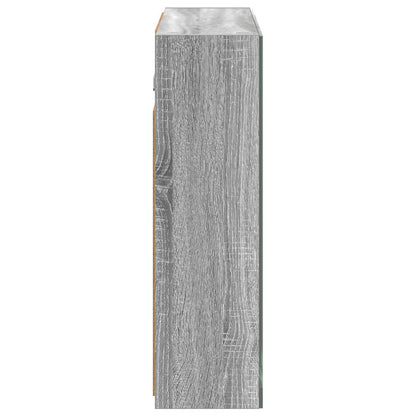 Mobiletto per specchio da bagno Grigio Sonoma 60 x 14,5 x 50 cm | homemem39