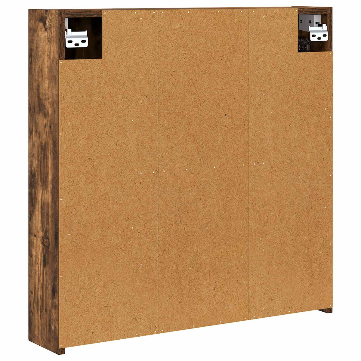 Mobiletto per specchio da bagno Rovere fumé 70 x 14,5 x 70 cm | homemem39