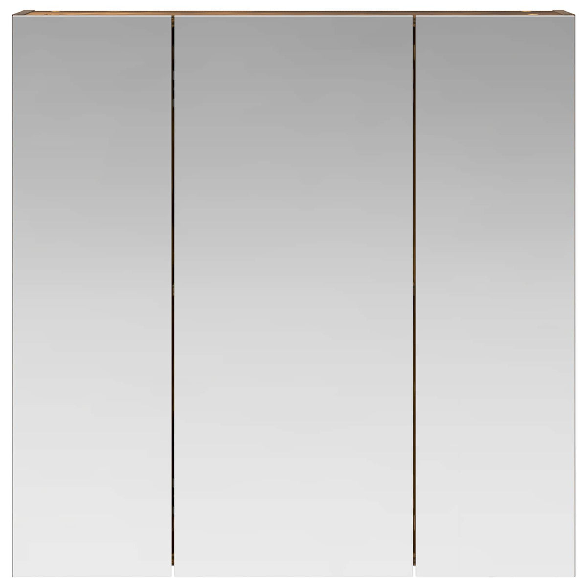 Mobiletto per specchio da bagno Rovere fumé 70 x 14,5 x 70 cm | homemem39