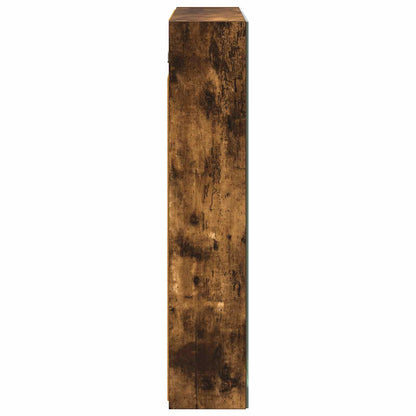 Mobiletto per specchio da bagno Rovere fumé 70 x 14,5 x 70 cm | homemem39