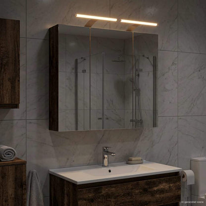 Mobiletto per specchio da bagno Legno vecchio 70 x 14,5 x 70 cm