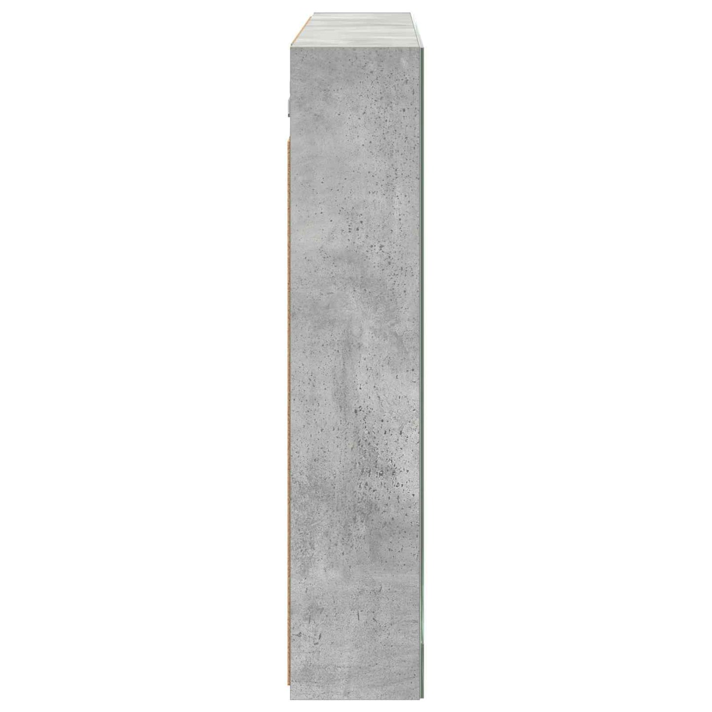 Mobiletto per specchio da bagno con lo scaffale Grigio cemento | homemem39