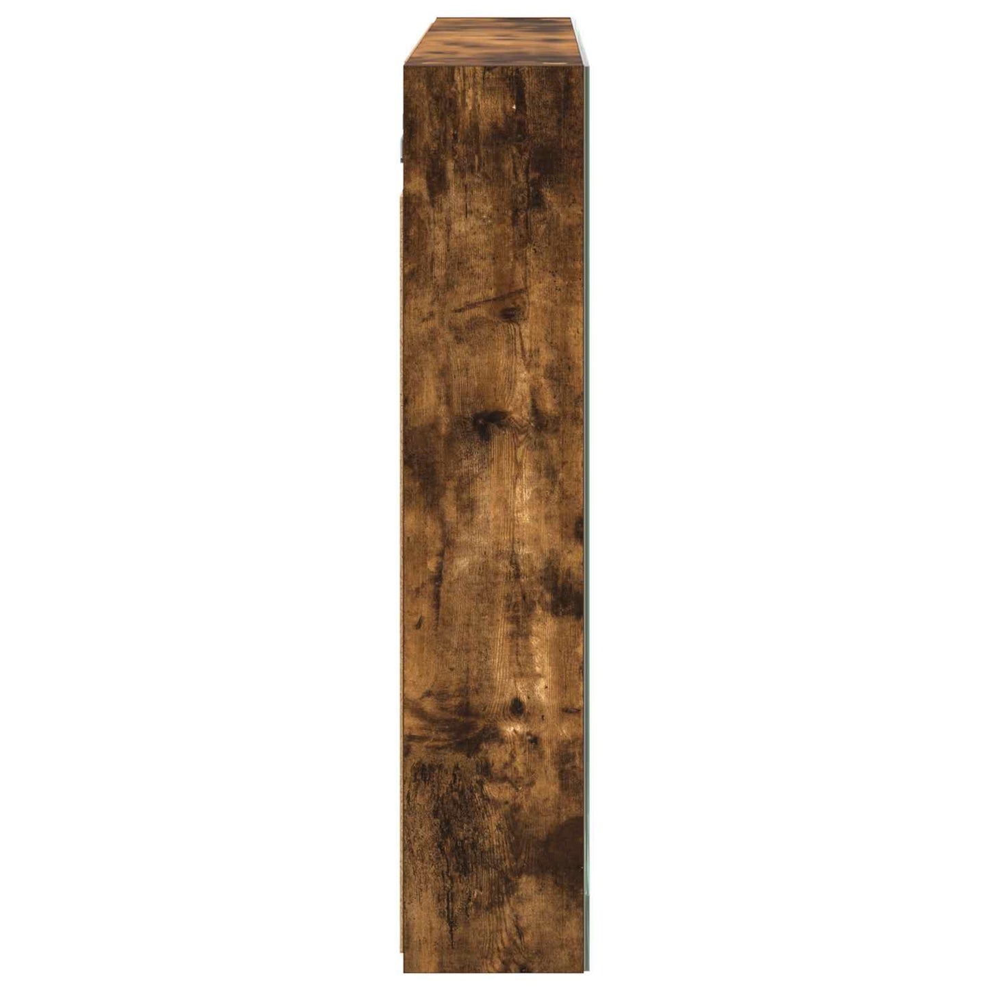 Mobiletto per specchio da bagno Rovere fumé 100 x 14,5 x 70 cm | homemem39