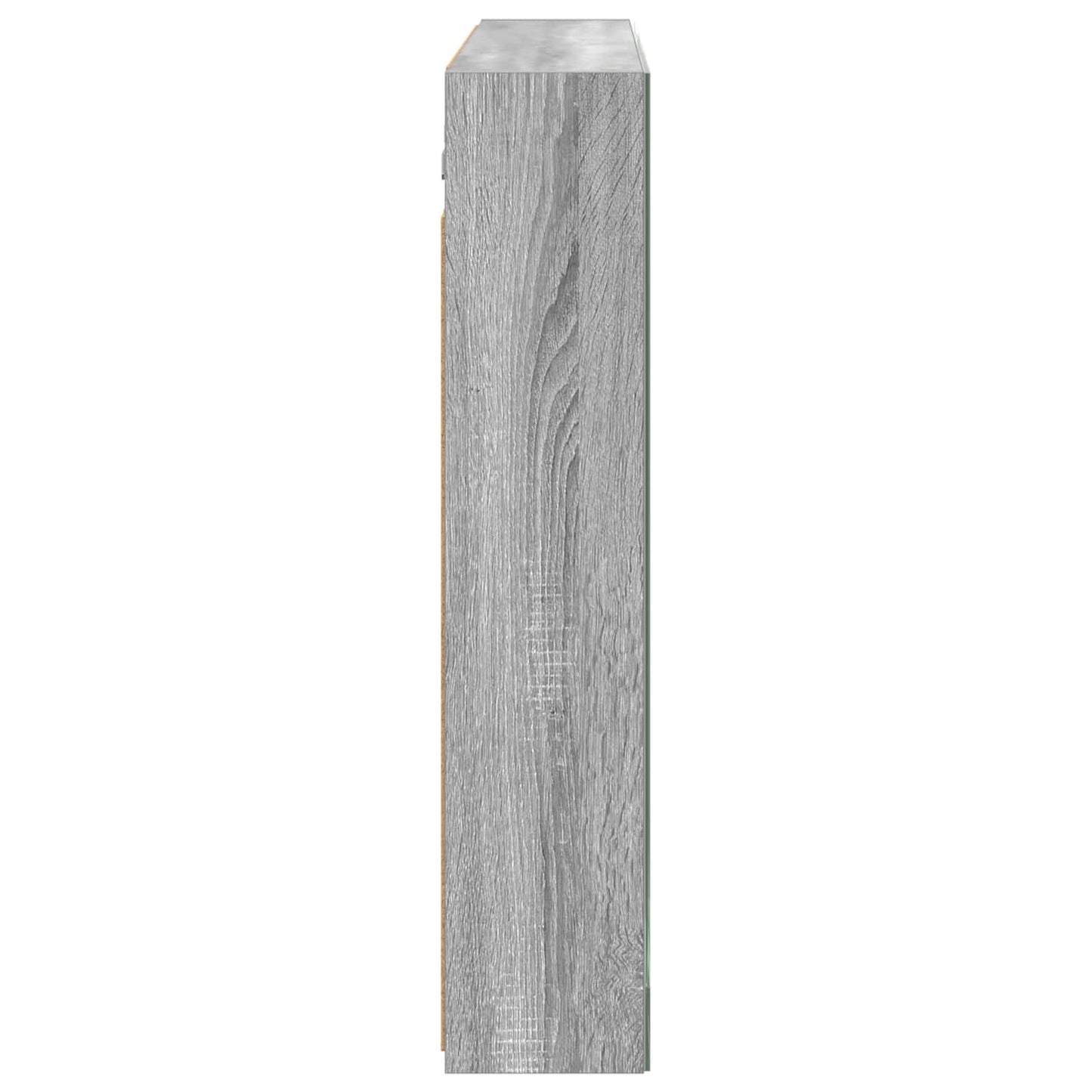 Mobiletto per specchio da bagno con lo scaffale Grigio Sonoma