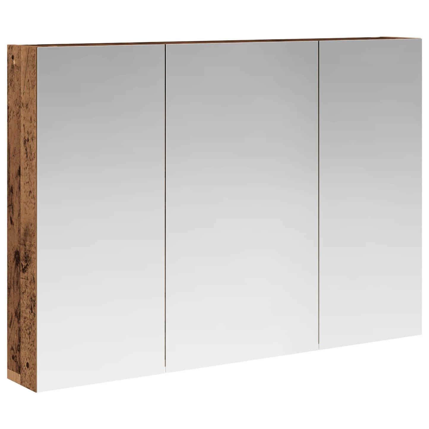 Mobiletto per specchio da bagno con lo scaffale Legno vecchio