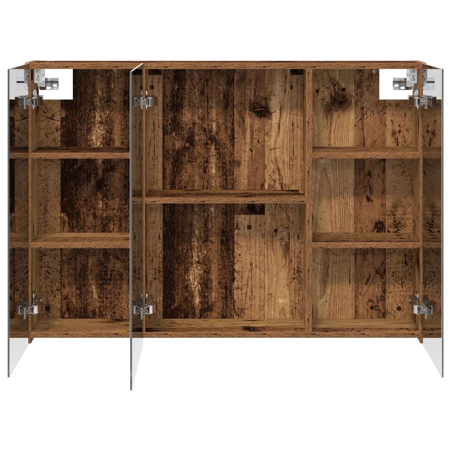 Mobiletto per specchio da bagno con lo scaffale Legno vecchio