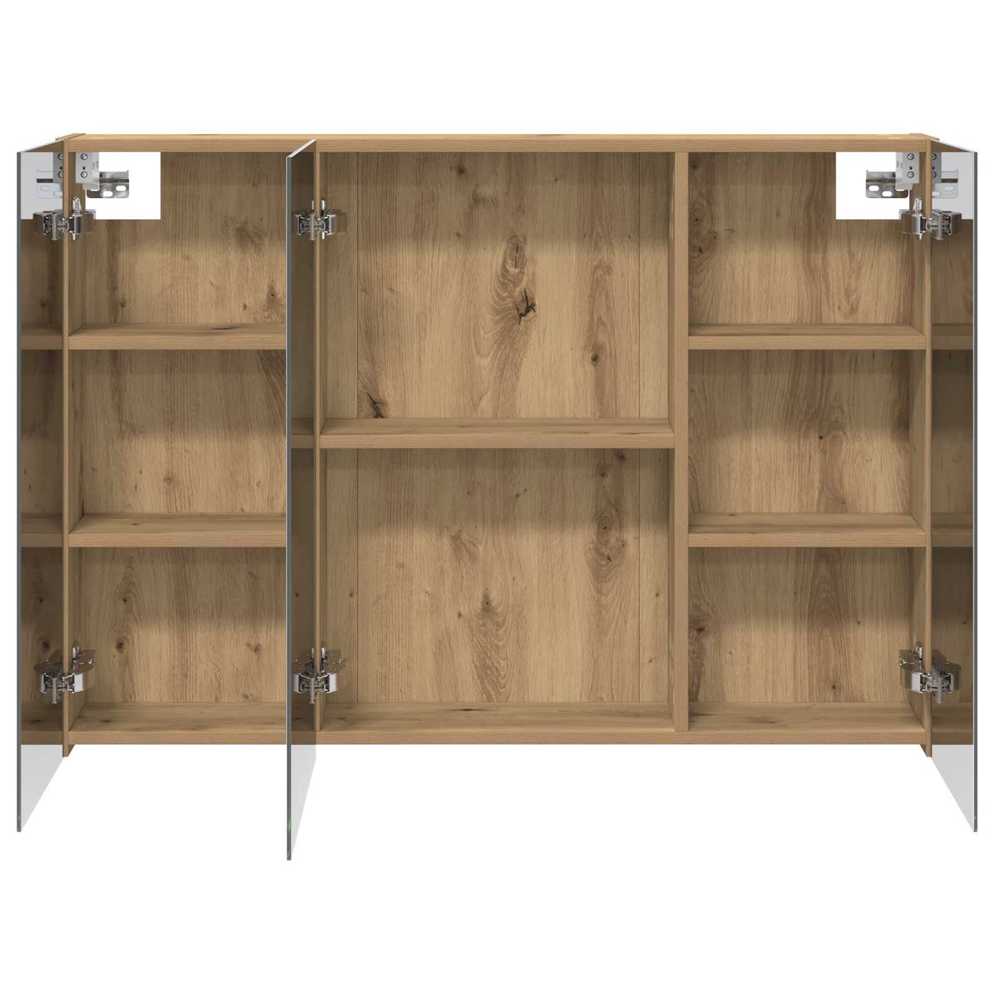 Mobiletto per specchio da bagno con porta Rovere Artigianale | homemem39