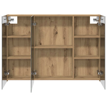 Mobiletto per specchio da bagno con porta Rovere Artigianale | homemem39