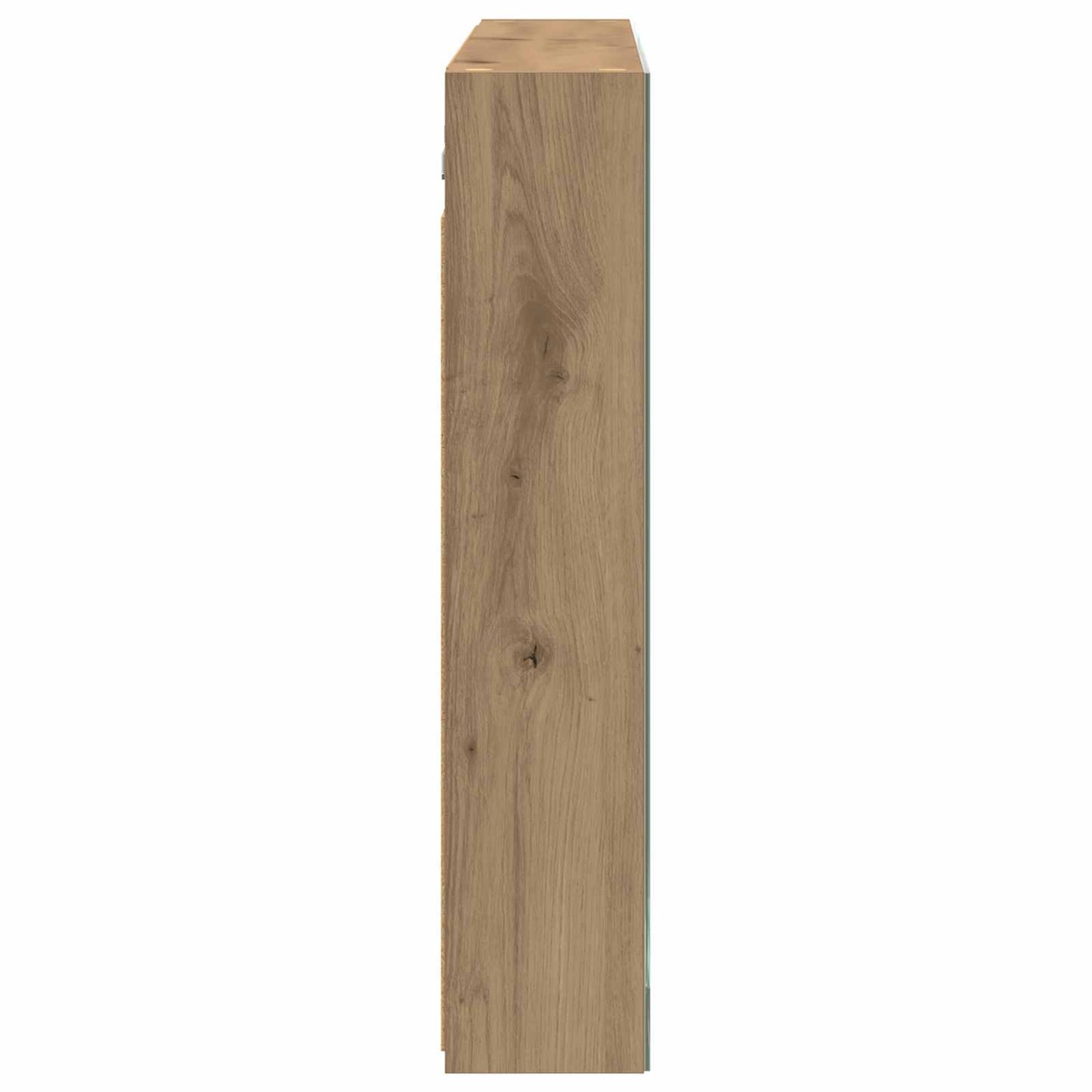 Mobiletto per specchio da bagno con porta Rovere Artigianale