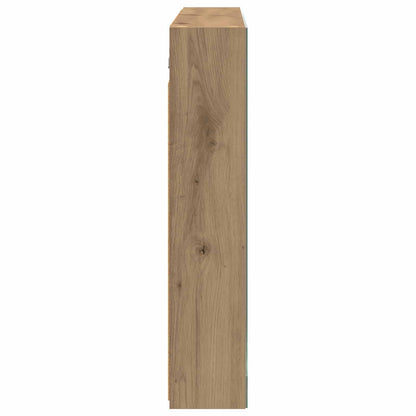 Mobiletto per specchio da bagno con porta Rovere Artigianale