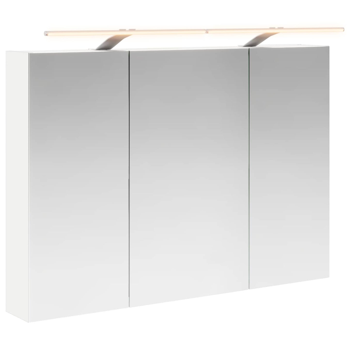 Mobiletto per specchio da bagno Bianco 100 x 14,5 x 70 cm | homemem39