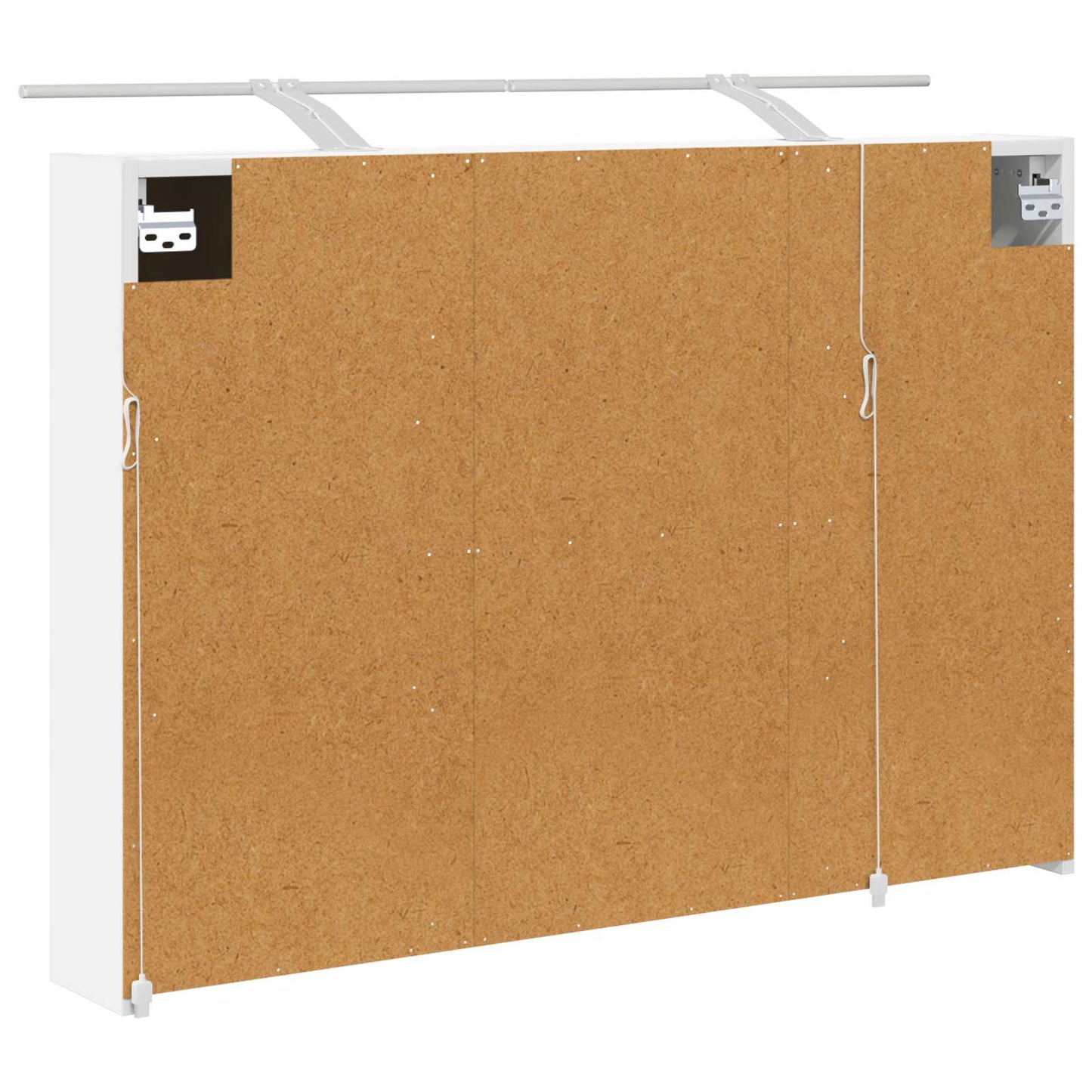 Mobiletto per specchio da bagno Bianco 100 x 14,5 x 70 cm | homemem39