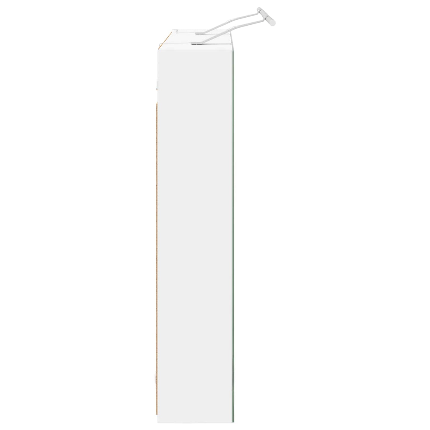 Mobiletto per specchio da bagno Bianco 100 x 14,5 x 70 cm