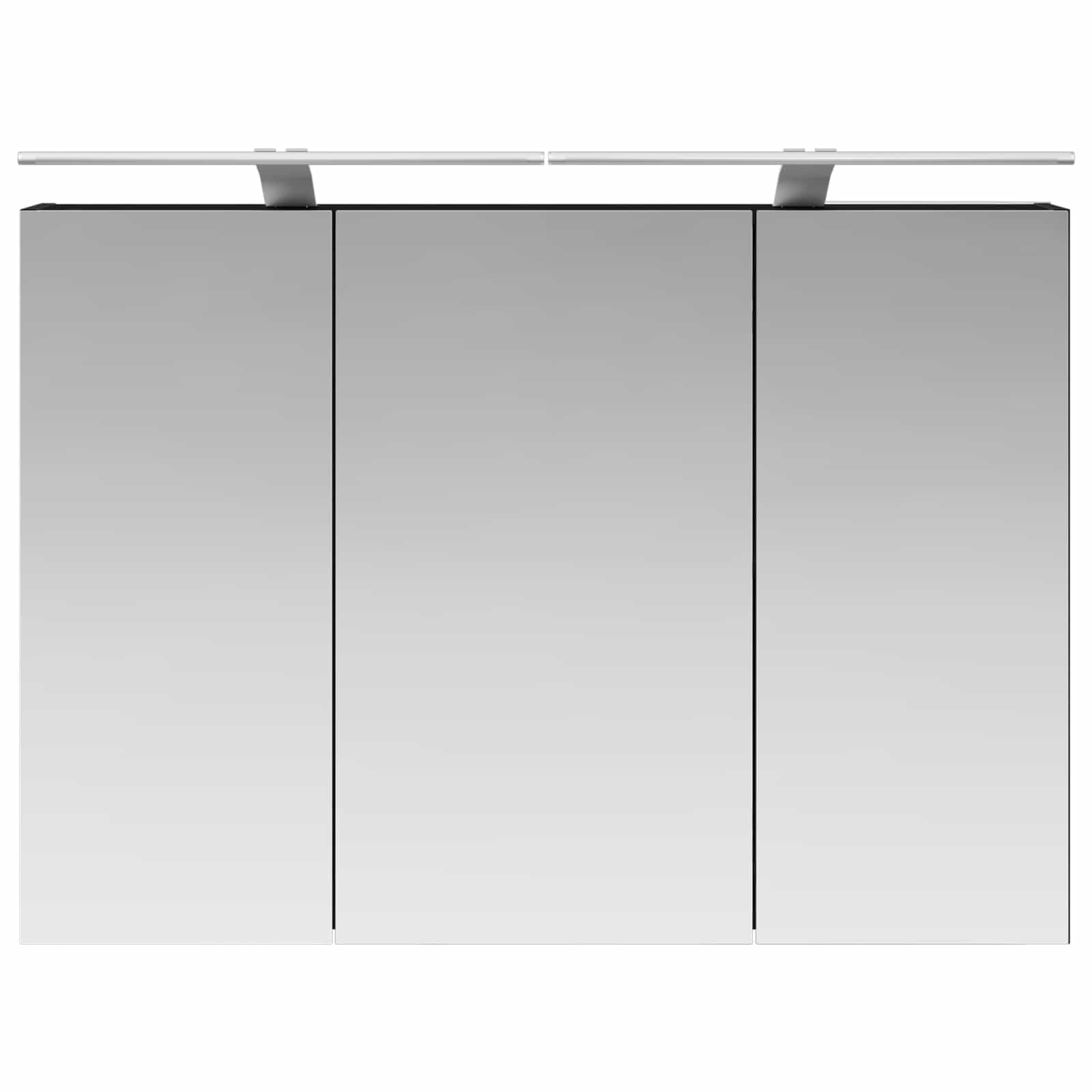 Mobiletto per specchio da bagno Rovere Nero 100 x 14,5 x 70 cm | homemem39