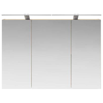 Mobiletto per specchio da bagno con lo scaffale Rovere Sonoma | homemem39