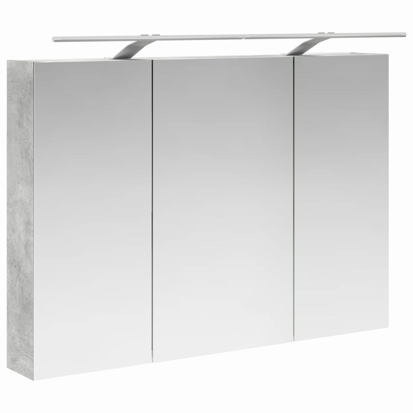 Mobiletto per specchio da bagno con lo scaffale Grigio cemento