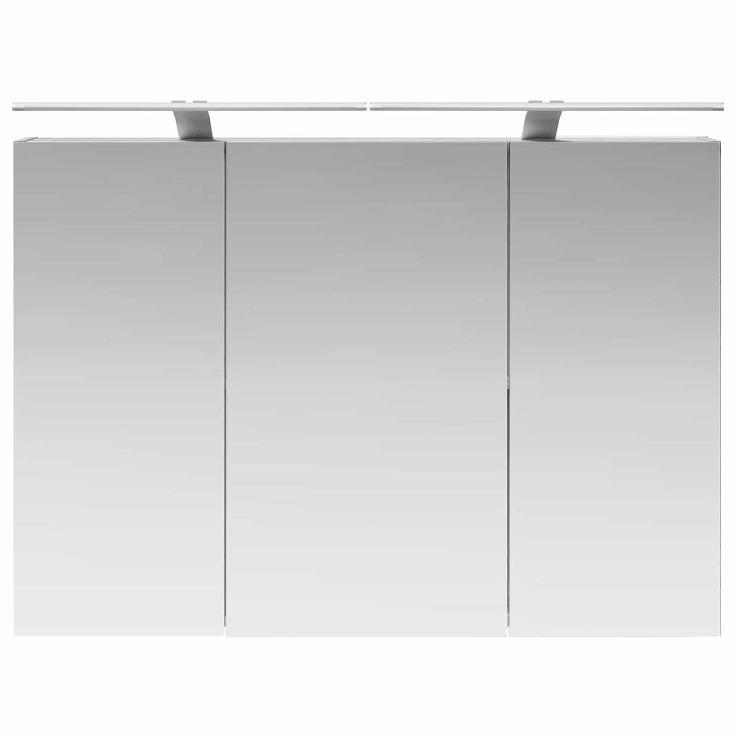 Mobiletto per specchio da bagno con lo scaffale Grigio Sonoma