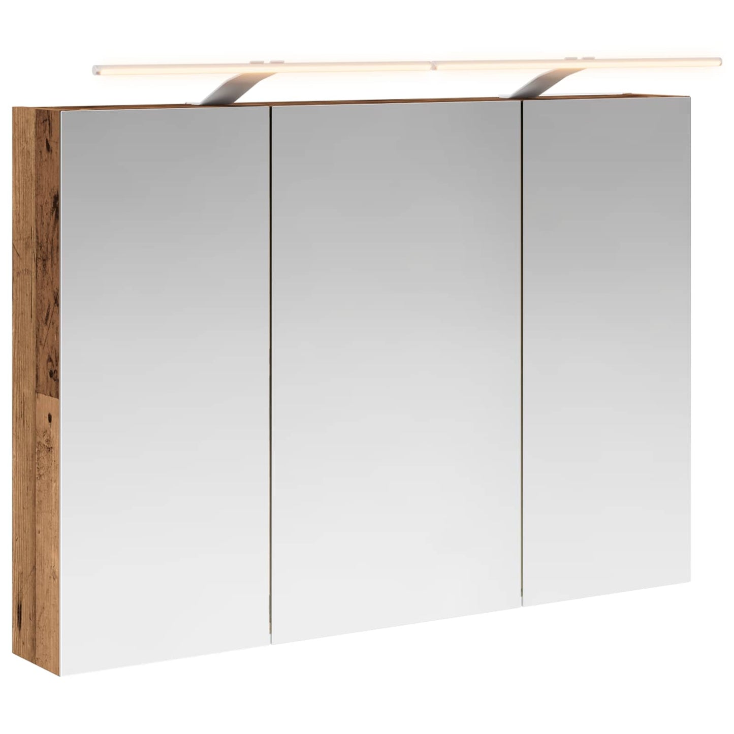 Mobiletto per specchio da bagno con lo scaffale Legno vecchio