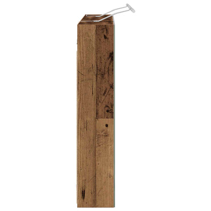 Mobiletto per specchio da bagno con lo scaffale Legno vecchio | homemem39