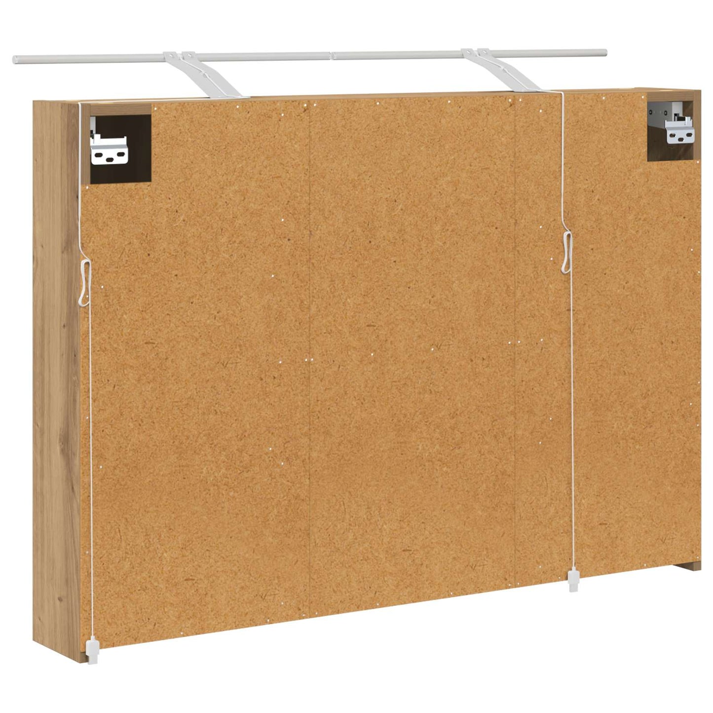 Mobiletto per specchio da bagno con porta Rovere Artigianale | homemem39