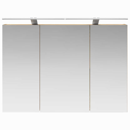 Mobiletto per specchio da bagno con porta Rovere Artigianale
