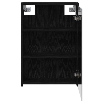 Mobiletto per specchio da bagno Rovere Nero 43 x 16 x 62.5 cm
