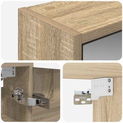 Mobiletto per specchio da bagno Rovere Sonoma 43 x 16 x 62.5 cm | homemem39