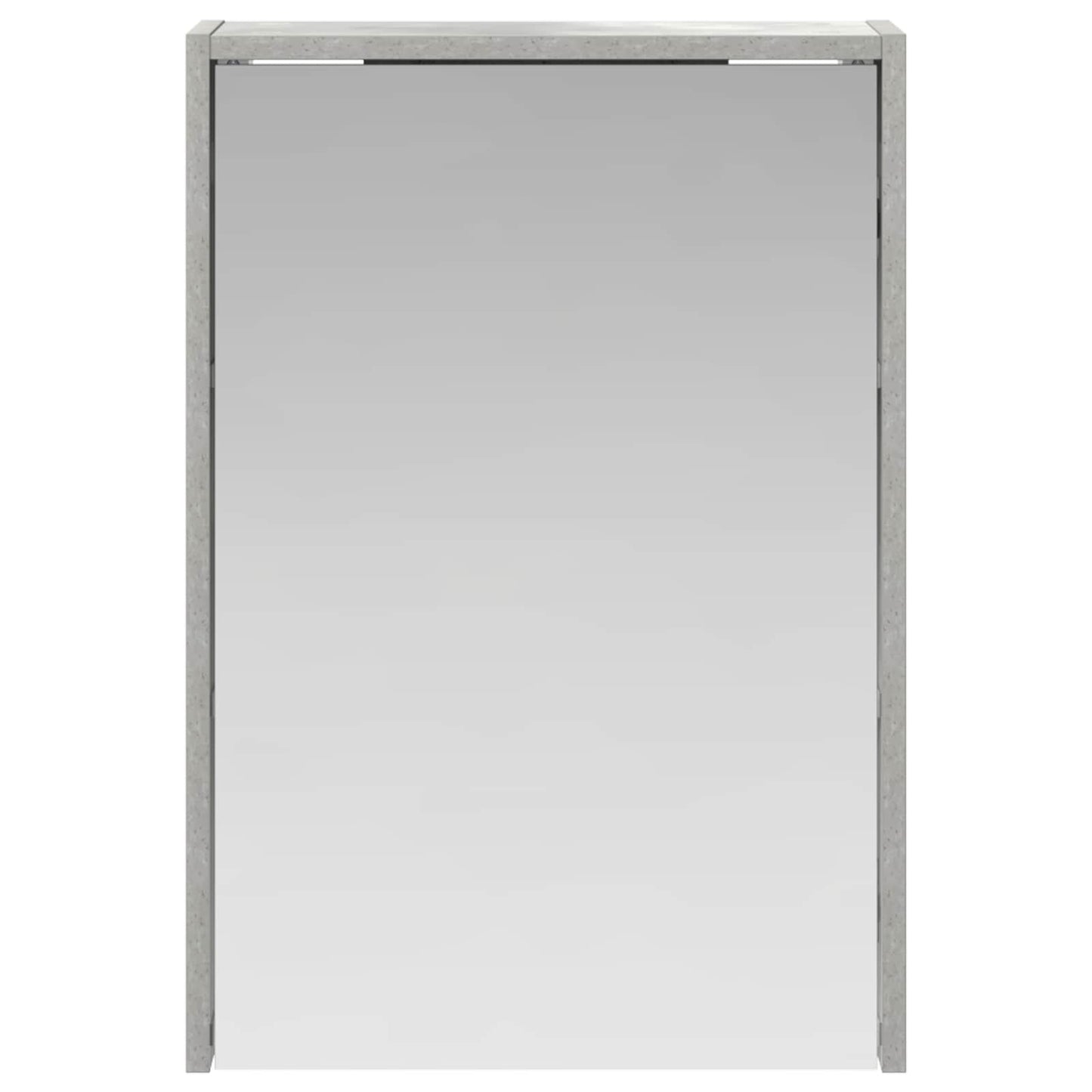 Mobiletto per specchio da bagno con lo scaffale Grigio cemento | homemem39