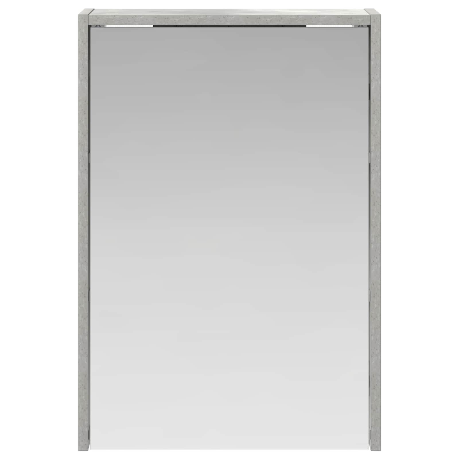 Mobiletto per specchio da bagno con lo scaffale Grigio cemento | homemem39