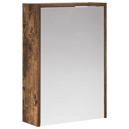 Mobiletto per specchio da bagno Rovere fumé 43 x 16 x 62.5 cm | homemem39