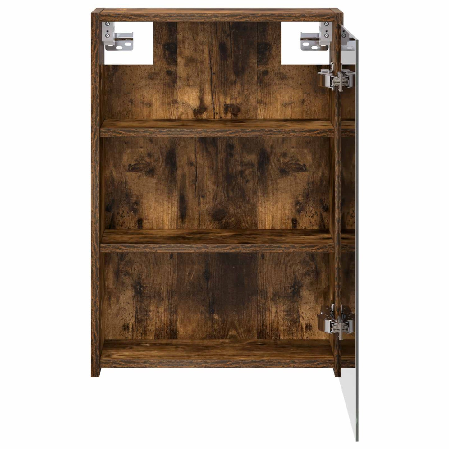 Mobiletto per specchio da bagno Rovere fumé 43 x 16 x 62.5 cm | homemem39