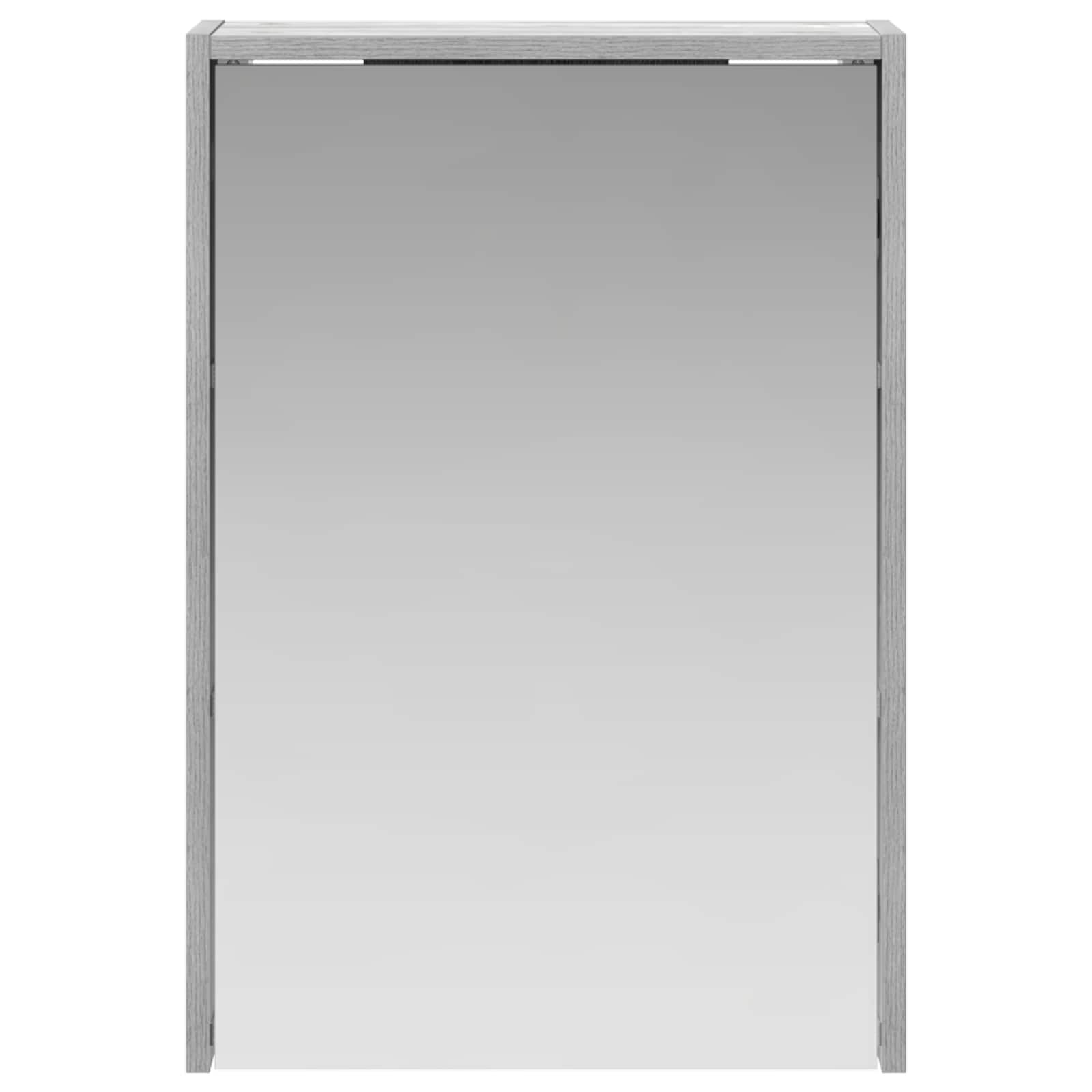 Mobiletto per specchio da bagno Grigio Sonoma 43 x 16 x 62.5 cm | homemem39