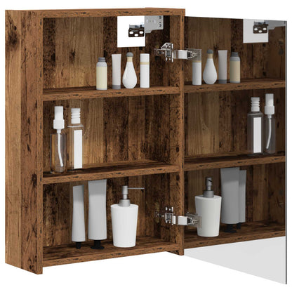 Mobiletto per specchio da bagno Legno vecchio 43 x 16 x 62.5 cm