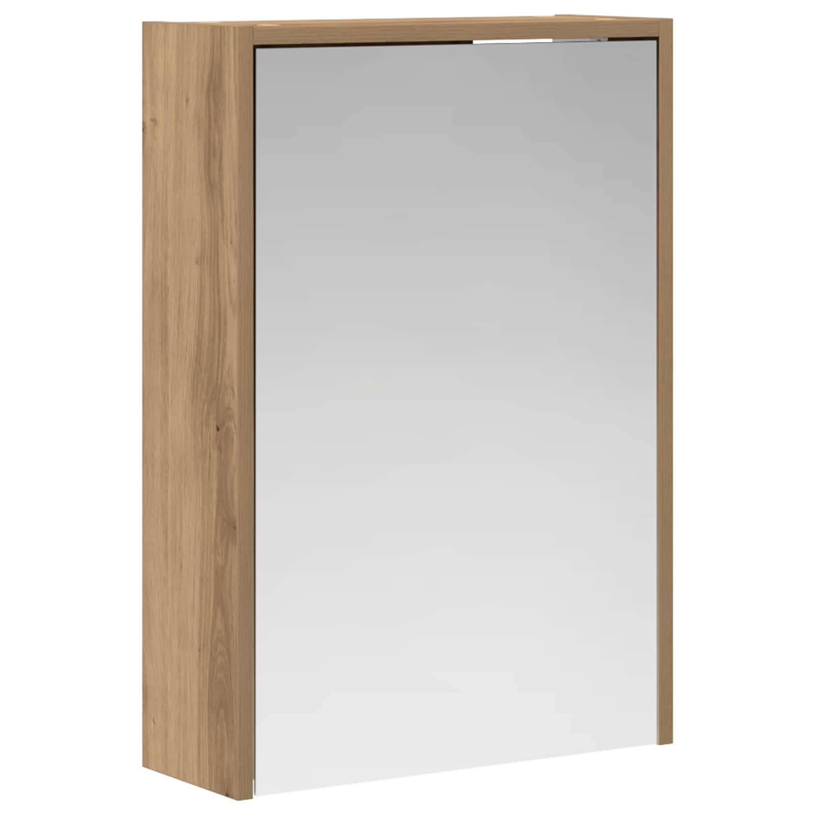 Mobiletto per specchio da bagno con porta Rovere Artigianale | homemem39