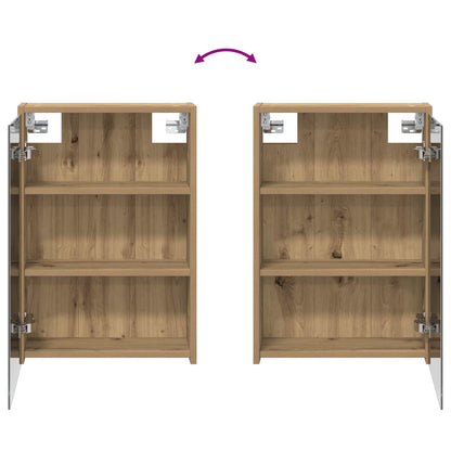 Mobiletto per specchio da bagno con porta Rovere Artigianale | homemem39
