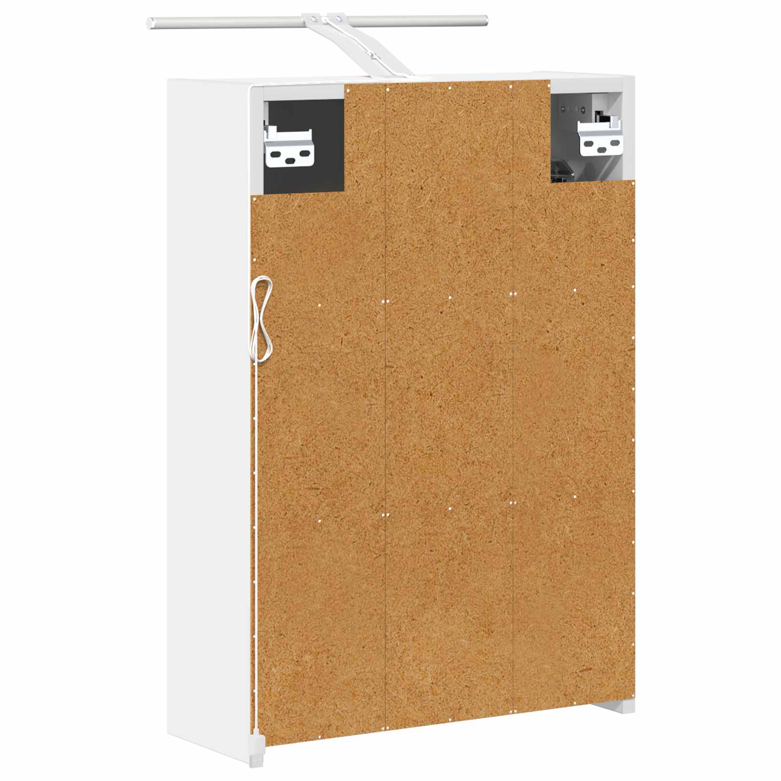 Mobiletto per specchio da bagno Bianco 43 x 16 x 62.5 cm | homemem39