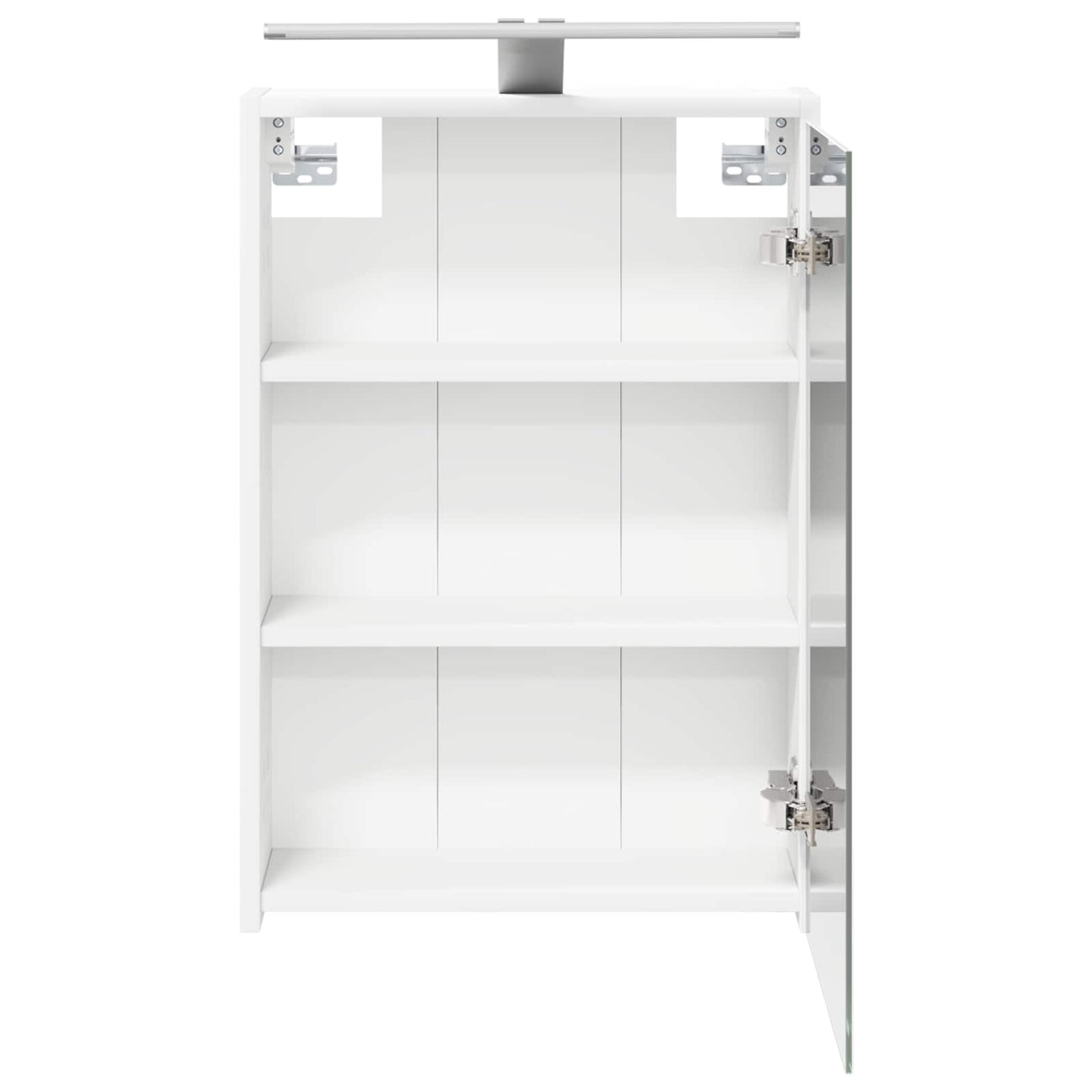 Mobiletto per specchio da bagno Bianco 43 x 16 x 62.5 cm | homemem39