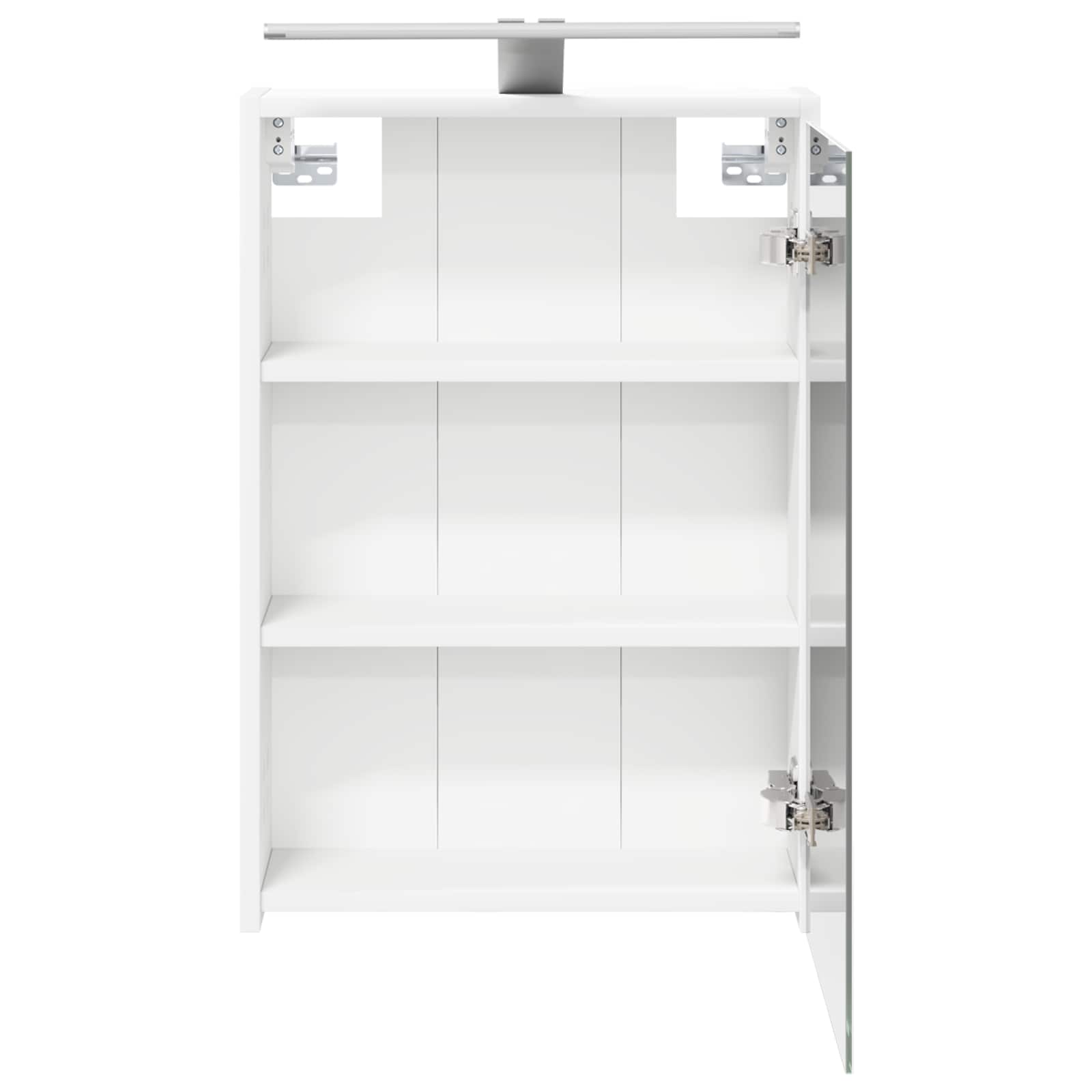 Mobiletto per specchio da bagno Bianco 43 x 16 x 62.5 cm | homemem39
