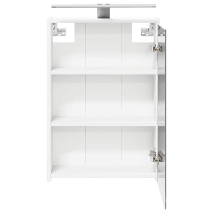 Mobiletto per specchio da bagno Bianco 43 x 16 x 62.5 cm | homemem39