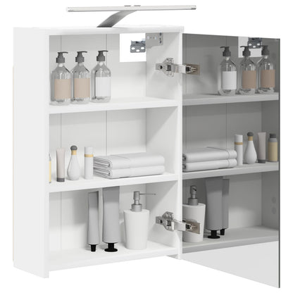 Mobiletto per specchio da bagno Bianco 43 x 16 x 62.5 cm | homemem39