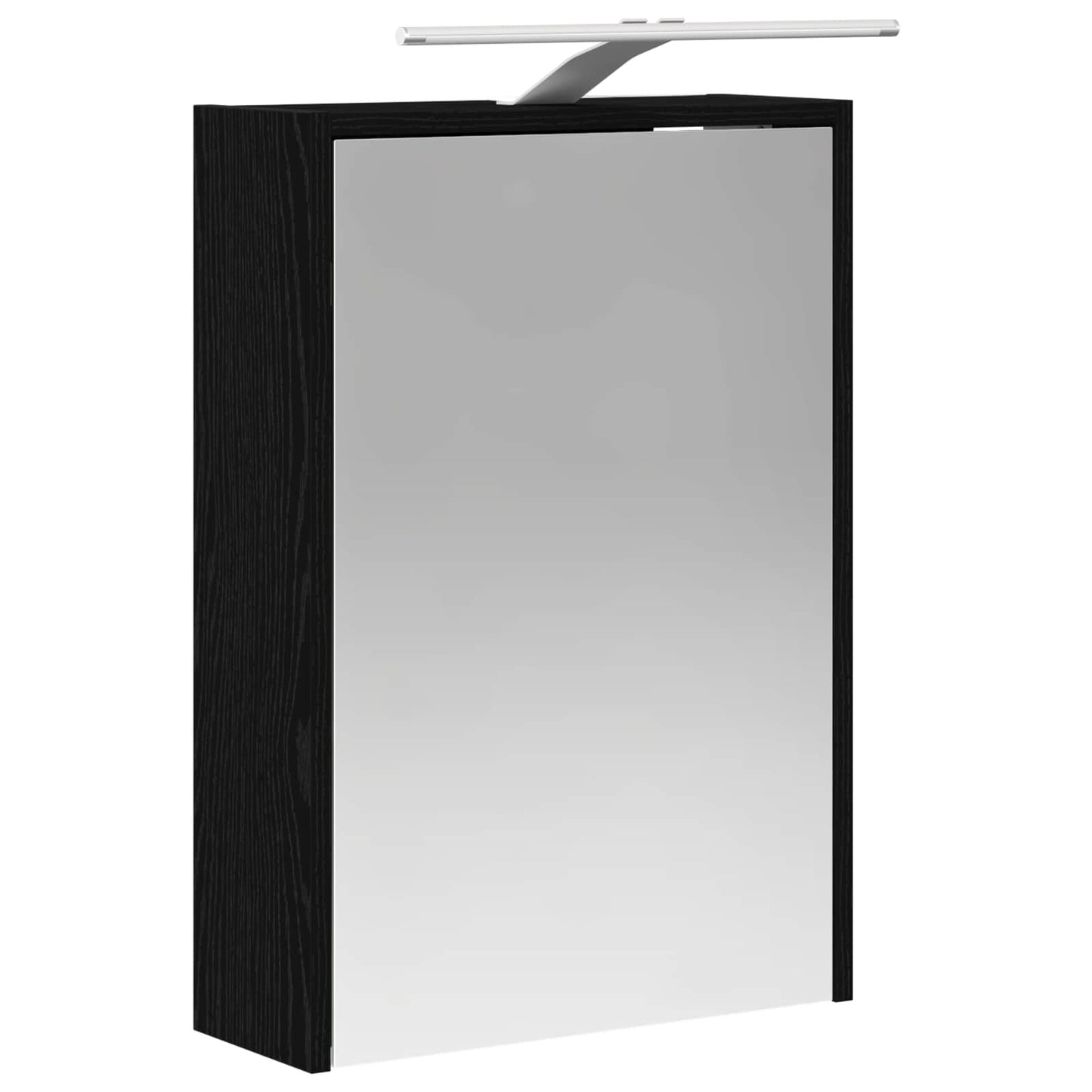 Mobiletto per specchio da bagno Rovere Nero 43 x 16 x 62.5 cm
