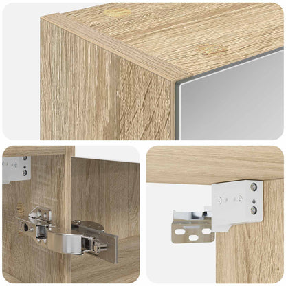 Mobiletto per specchio da bagno Rovere Sonoma 43 x 16 x 62.5 cm | homemem39