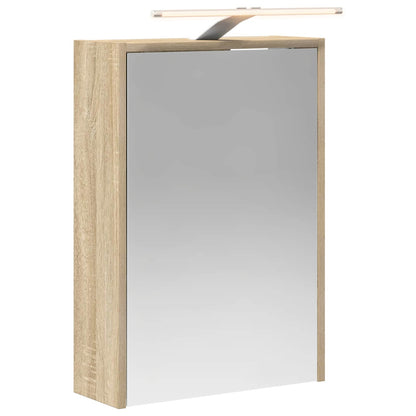 Mobiletto per specchio da bagno Rovere Sonoma 43 x 16 x 62.5 cm