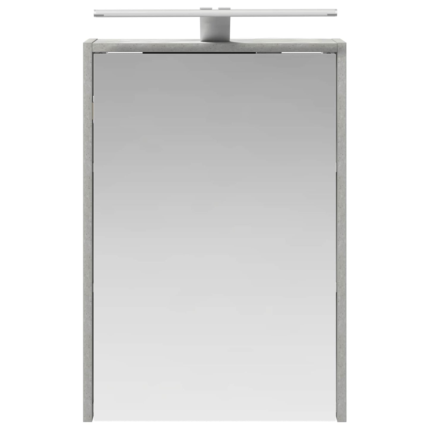 Mobiletto per specchio da bagno con lo scaffale Grigio cemento | homemem39