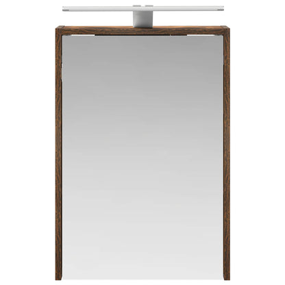 Mobiletto per specchio da bagno Rovere fumé 43 x 16 x 62.5 cm | homemem39