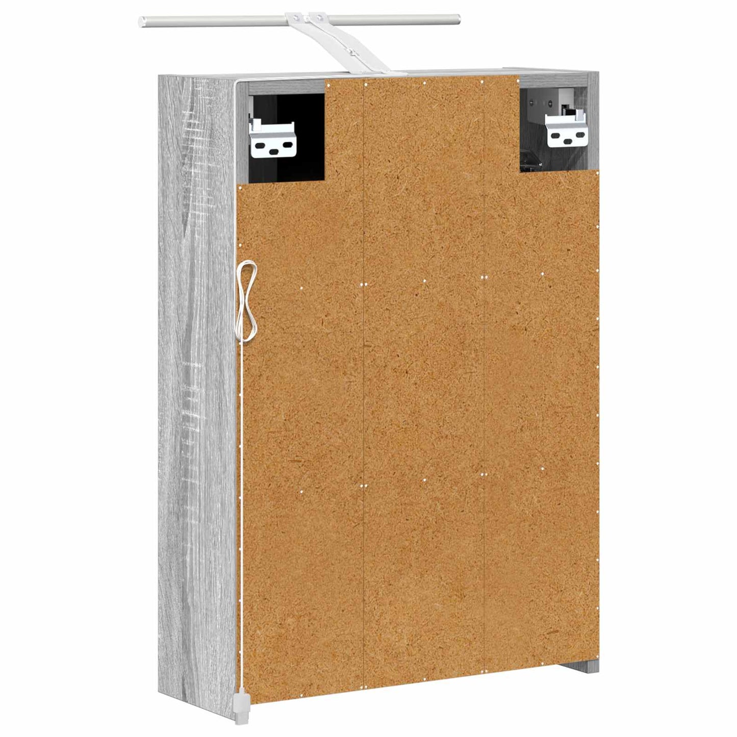 Mobiletto per specchio da bagno Grigio Sonoma 43 x 16 x 62.5 cm | homemem39