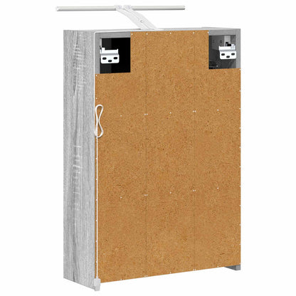 Mobiletto per specchio da bagno Grigio Sonoma 43 x 16 x 62.5 cm
