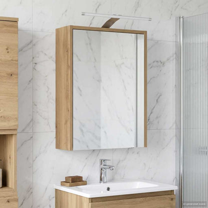 Mobiletto per specchio da bagno Rovere Artigianale